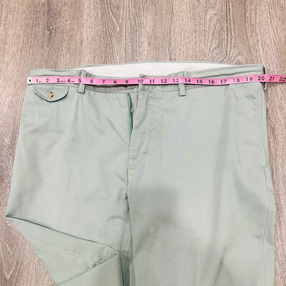 Polo Ralph Lauren‎ Pants Mens 38x32 Straight Fit Chino Pants Green Cotton Chinos